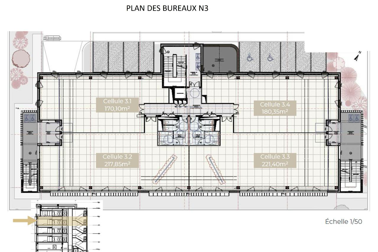 Bureau Pessac 3471m² Location bureau Pessac Gironde OLBUR2424168 9
